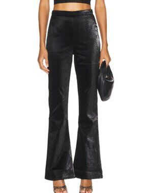 SUPERDOWN Tabitha Faux Leather Pant Small